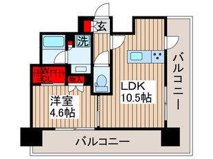 ザ・パークハビオ行徳駅前の物件間取画像